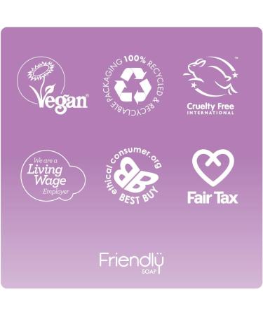 Friendly Soap Handmade Natural Lavender Soap - Relaxing Indulgent Exfoliating 95g - Buy Online on SooperMarket.com