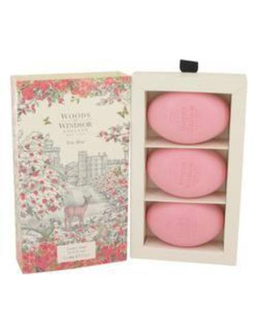 Woods of Windsor True Rose Luxury Soap for her 60 g (Pack of 3) Lavender