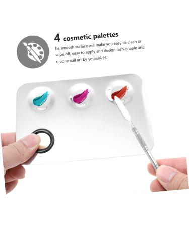 Didiseaon 2 Sets Palette Set - Stainless Steel Nail Art & Makeup Mixing Trays | Pigment Paint Scraper & Cosmetic Tools for Professional Nail Color Art - Buy Online on SooperMarket.com
