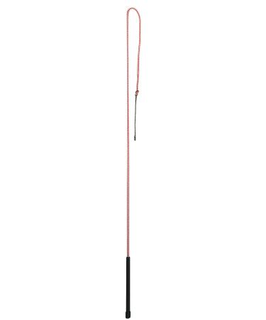 Weaver Leather Livestock Whip with Rubber Handle Red/White, 50"
