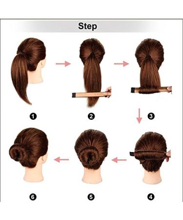 JZK Set of 8 Hair Bun Styling Tools - Donut Hair Bun Maker for Women & Girls | 8 Colors - DIY Hair Accessories - Buy Online on SooperMarket.com