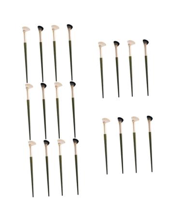 Baluue 20 Pcs Nose Shadow Brush Flat Concealer Brush Eye Shadow Brush Makeup Tool Nose Contour Brush Concealer Brush under Eye Angled Makeup Brush Eyeshadow Brush Cosmetic Brush