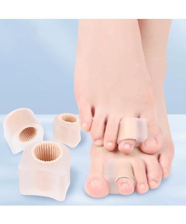 Gatuida Silicone Toe Separator + Bunion Corrector 2 Pairs - Thumb Splint Included | Overlapping Toe Relief | 3.6x3.5cm - Buy Online on SooperMarket.com