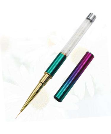 Mikinona Manicure Brush Manicure Tool Nail Polish Drawing Pen Nail Art Brush Nail Art Tips Builder Brush Manicure Dotting Pen Nail Crystal Pen Nail Art Pen Small Pen Draw Flowers Size 2 As Shown - Buy Online on SooperMarket.com