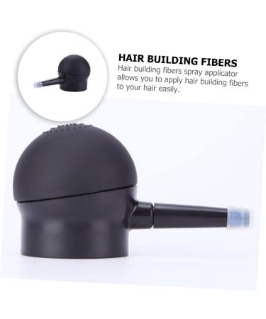 FOYTOKI 2 Pcs Silicone Nozzle Durable Sprayer Hair Colouring Powder Sprayer Spray Tool Plastic Abs Black - Buy Online on SooperMarket.com