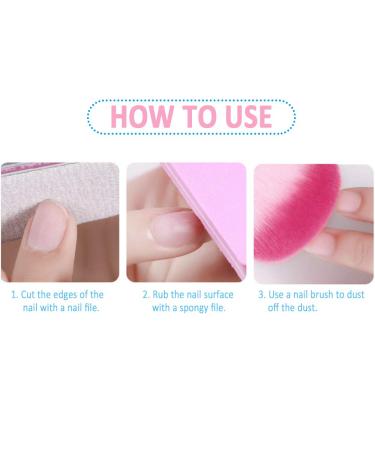 Pack of 4 Soft Nail Brushes for Makeup & Nail Art - Multifunctional Purple & Rose | International Shipping - Buy Online on SooperMarket.com