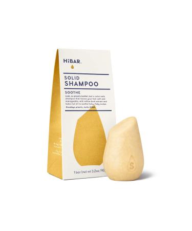 HIBAR Soothe Shampoo Bar  Sulfate Free Shampoo Bar  Eco Friendly Shampoo Bar  All Natural Hair Care  Plastic Free  Travel Size  Color Safe  Eco Friendly  Zero Waste