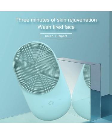 Portable Electric Silicone Face Brush for Women - Rechargeable & Facial Cleansing Brush - Buy Online on SooperMarket.com