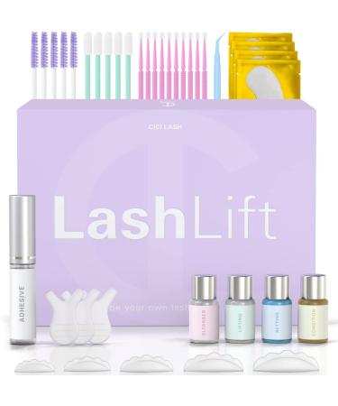 Lash Lift Kit with Keratin by Cici | Instant Perming Lifting & Curling for Eyelashes | Long Lasting Professional Salon Results for a Supermodel Look | Includes Glue Supplies and Expert Instructions Regular