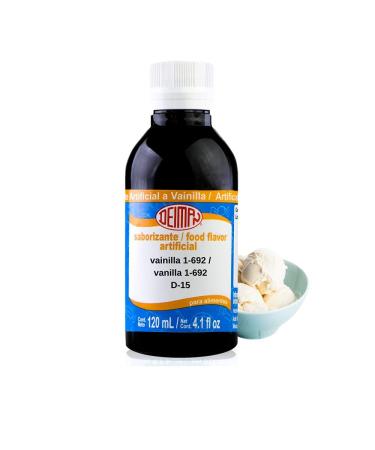 Deiman Artificial Food Flavoring Vanilla Concentrate 1-692 D-15 4 fl.oz