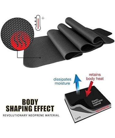 Bracoo Waist Trimmer Wrap - Sweat Sauna Slim Belly Belt for Men and Women | Abdominal Waist Trainer for Weight Loss & Core Stability | Metabolic Rate Booster | SE20 - Buy Online on SooperMarket.com