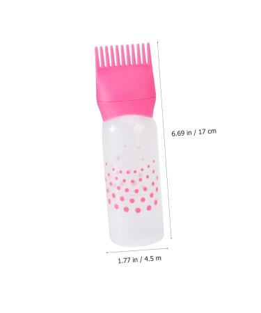 3-Pack Hair Dye Applicator Flap with Comb Squeeze Bottle Tool for Hair Coloring & Tinting Ideal for Hairdressers - 17x4.5cm - Buy Online on SooperMarket.com