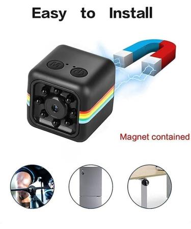 Mini WiFi Hidden Spy Camera for Home Security - Pet/Baby Monitor, Indoor/Outdoor, Real-Time Mobile Viewing - Buy Online on SooperMarket.com