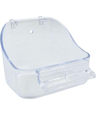 Parrot Bath Box Bird Cage - 1 Piece Parakeet Caged Accessory Supplies Bathing Tub Bath for Most Birdcage Pet Parrot Budgie Parakeet Lovebird Cockatiel Cage Water Shower Transparent - Buy Online on SooperMarket.com