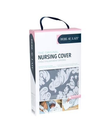 B b au Lait Nursing Cover - Chateau Silver | Stylish & Comfortable Breastfeeding Solutions - Shop Internationally - Buy Online on SooperMarket.com