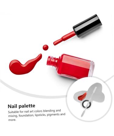 Didiseaon 2 Sets Palette Set - Stainless Steel Nail Art & Makeup Mixing Trays | Pigment Paint Scraper & Cosmetic Tools for Professional Nail Color Art - Buy Online on SooperMarket.com