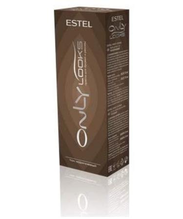 ESTEL ONLY LOOKS Professional Eyebrow & Eyelash Tint Dye (Brown) - Long-lasting results - Buy Online on SooperMarket.com