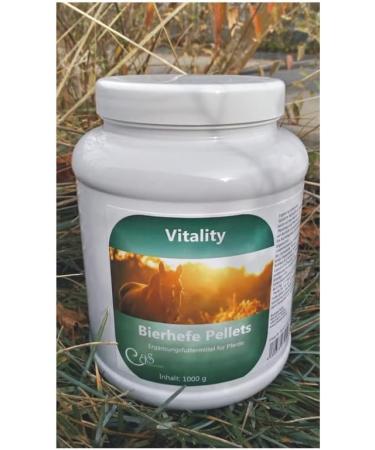Brewer's Yeast Pellets for Horses - Vitality Supplement with Silica Vitamin B | 1000g - Enhance Coat Health & Performance - Buy Online on SooperMarket.com