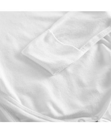 Unisex Baby Long Sleeve Bodysuit: Soothes Eczema, Moisturizes Dry Skin, Reduces Itching | Skincare Clothing with Foldable Mittens 12-18 - Buy Online on SooperMarket.com