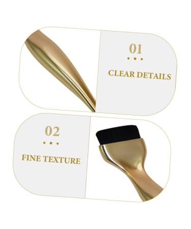 NOLITOY Foundation Brush - Liquid Foundation Makeup Brush with Spoon for Women | Portable Blending Brush for Flawless Application - Buy Online on SooperMarket.com