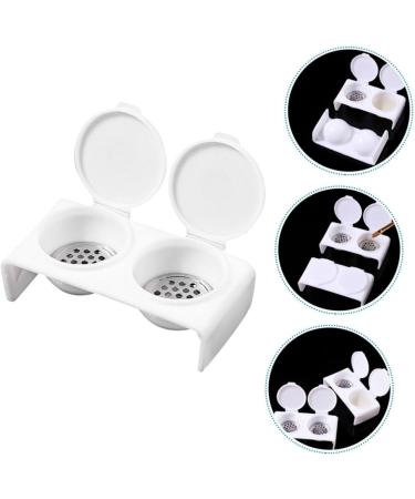 HAPINARY Nail Art Brush Cup Tools Dappen Dish for Nails Nail Soaking Bowl Monomer Holder Nail Bowl for Soaking Nail Monomer Dish Dapping Dish for Nails Wash Pen Various Acrylic - Buy Online on SooperMarket.com