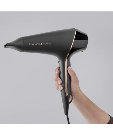 Remington Proluxe Ionic Hair Dryer 2400W Midnight Edition - Intelligent OPTIHeat Control with Styling Shot - Buy Online on SooperMarket.com