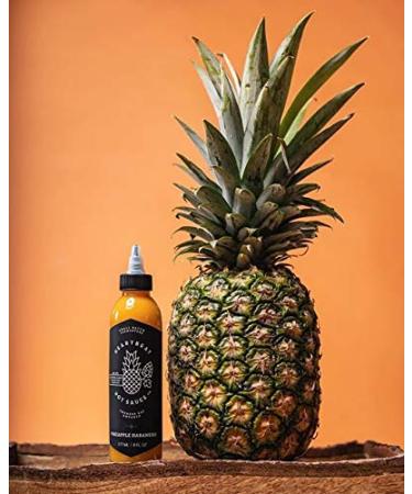 Heartbeat Hot Sauce Pineapple Habanero 6 oz - Small Batch, Handmade, Vegan & Preservative Free - Buy Online on SooperMarket.com
