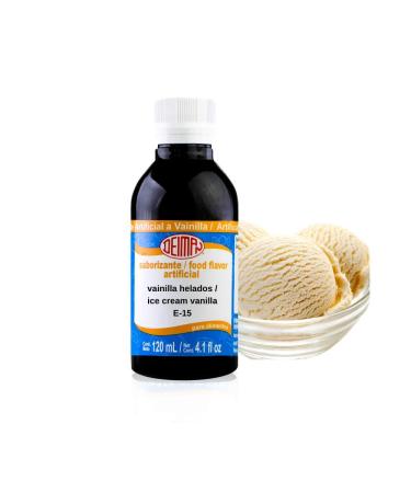 Deiman Artificial Food Flavoring Ice Cream Vanilla E-15 (4 fl.oz)