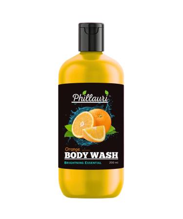 Orange Body Wash For Skin | Shower gel for women moisturizing skin | Skin Clearing Body Wash | Shower Gel For men | 200 ml