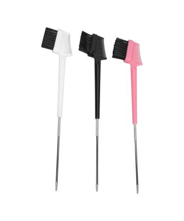 3pcs Eyebrow Brush Comb Set - Multifunctional Double Sided Eyelash & Eyebrow Grooming Tool for Lash Separation & Clump Removal - Buy Online on SooperMarket.com