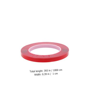 STOBOK 6 Rolls Transparent double-sided tape nail stand double stick tape press on nail tape manicure tape carpet adhesive nail displaying tape Paper tape crystal No substrate acrylic - Buy Online on SooperMarket.com