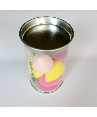 Shop Multi-Colored Mini Makeup Sponge Set - 8 Pieces for Dry & Wet Use | Ideal for Liquid Powder & Cream | International Shipping Available - Buy Online on SooperMarket.com