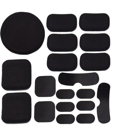 Universal Helmet Padding Kits, Outdoor Motorcycle Helmet Foam Pads Replacement Helmet Padding Set Mats for Fast Mich ACH USMC PASGT Helmet Accessories Black