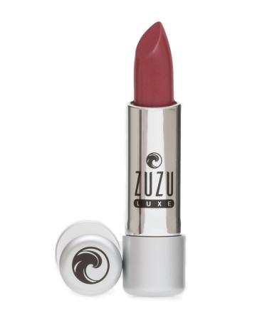 Zuzu Luxe Allure Lip Color Lipstick - Purplish Coral/Warm Cr me (0.13 oz) | Natural, Ultra-Hydrating, Paraben-Free, Vegan, Gluten-Free, Cruelty-Free & Non-GMO - Buy Online on SooperMarket.com