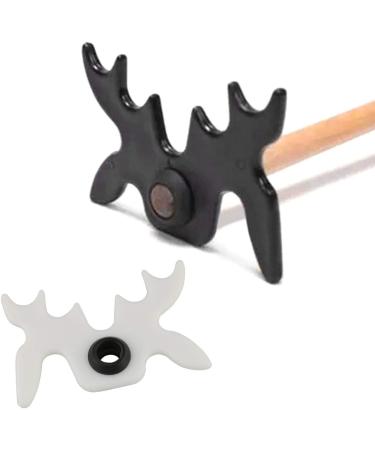 White Plastic Slip-On Moosehead Bridge Head for Pool Cue Stick - Buy Online on SooperMarket.com