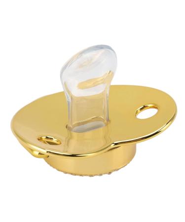Heart-Shaped Baby Pacifier Nipple with Rhinestones - Safe & Flexible Gold Design for International Shipping - Buy Online on SooperMarket.com