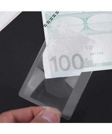 U-K Durable Processed 5pcs 3X Credit Card Shape Magnifiers Transparent Magnifier Fresnel Lens Excellent and - Buy Online on SooperMarket.com