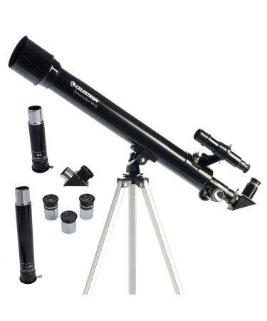 Celestron - PowerSeeker 50AZ Telescope - Manual Alt-Azimuth Telescope for Beginners - Compact and Portable - BONUS Astronomy Software Package - 50mm Aperture, Black, 50AZ Refractor 50AZ Refractor Telescope Only