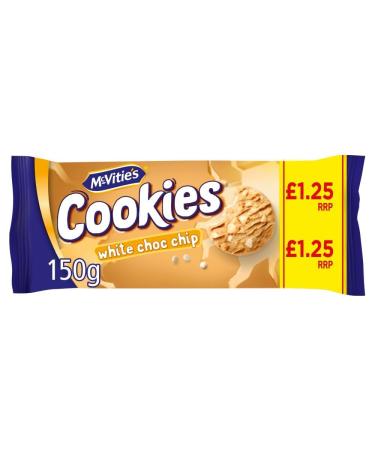 McVitie's Cookies The Chunky One White Chocolate Chip 150g - Pack of 12