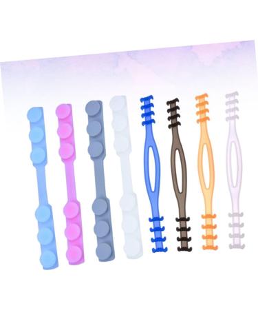 Gatuida 24 PC Mask Bracket & Earring Holder - Mask Strap Hooks & Buckles - Wardrobe Organizer 15x1.5cm - Buy Online on SooperMarket.com
