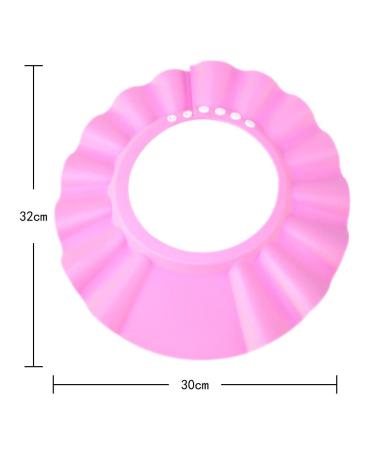 HOOYEE Adjustable Bath Cap for Kids - Pink | Shower and Shampoo Protection for Toddlers and Babies - Buy Online on SooperMarket.com