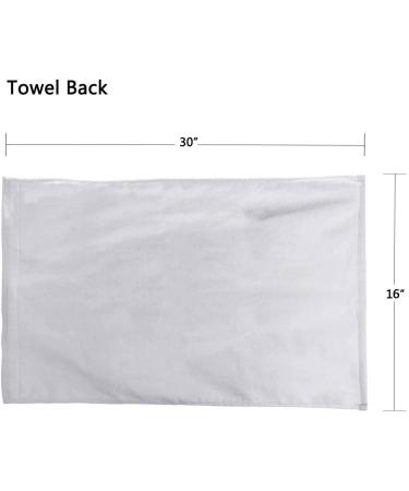Naanle Flamingo Print Guest Hand Towel - Soft & Stylish 16x30 White Towel for Bathroom, Hotel, Gym & Spa - Buy Online on SooperMarket.com