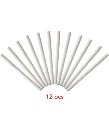12pcs Fiberglass Tiki Wicks - Long Lifespan Replacement for Bottle Tiki Torches & Oil Lamps | Outdoor Garden Lighting Decor - Buy Online on SooperMarket.com