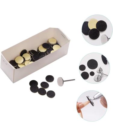 minkissy 5 Sets Nail Polishing Sheets Sandpaper Pad Foot File Pads Fine Grit Remover Pedicure Tools for Feet Electric Grind Electric Sand Pad Sand Sheet Frosted Sheet Replaceable - Buy Online on SooperMarket.com