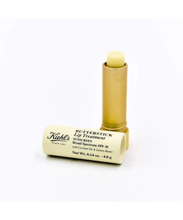 Kiehl's Butterstick Lip Treatment SPF 30 Moisturizing Balm - Clear - 0.14 Ounce (4g)