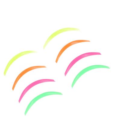 Lash Pads - 4 Pairs Reusable Soft Eyelash Perming Curlers in Mixed Colors | Beauty Salon Essentials | International Shipping Available - Buy Online on SooperMarket.com