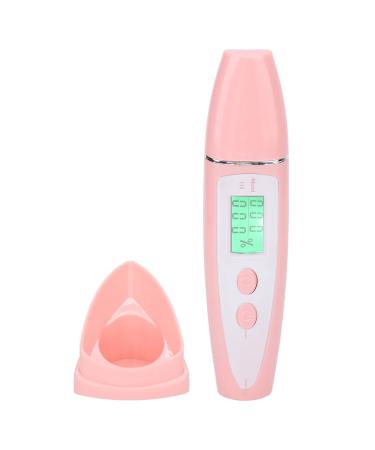 Skin Tester Facial Skin Tester High Density LCD Digital Skin Analyzer Home Skin Care Device (Pink)