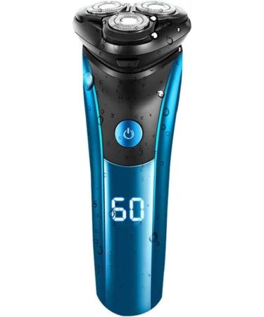 Electric Shaver Men's Shaver 3 Sheets Multifunction Blade Razor Water Wash Electric Shave LED Display Fast Charge Portable for Your Daily Use and Travel