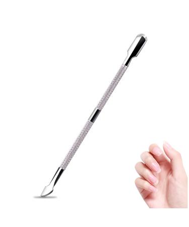Professional cuticle pusher stainless steel cuticle pusher 2-sided for manicure foot care nail art