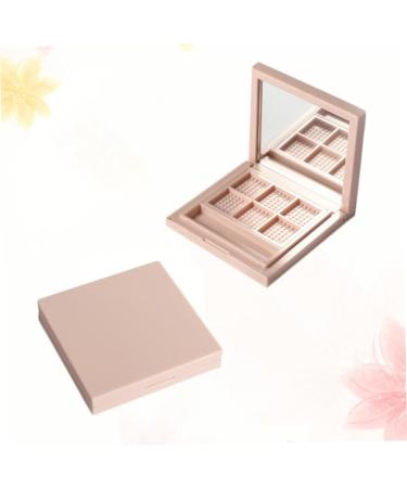 HAPINARY 2pcs Empty Eyeshadow Dish Cosmetics Palette Pans Travel Containers for Toiletries Highlighters 1 count (Pack of 1) Pink - Buy Online on SooperMarket.com